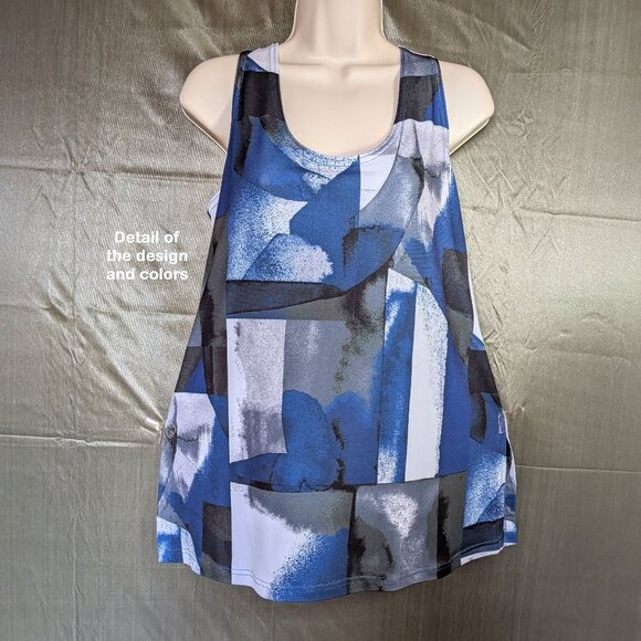 NWT 38" bust vintage SIMPLI tank top & blazer set, Boho Chic, Made in Canada - Picture 7 of 17